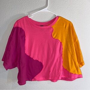 Colorful crop top